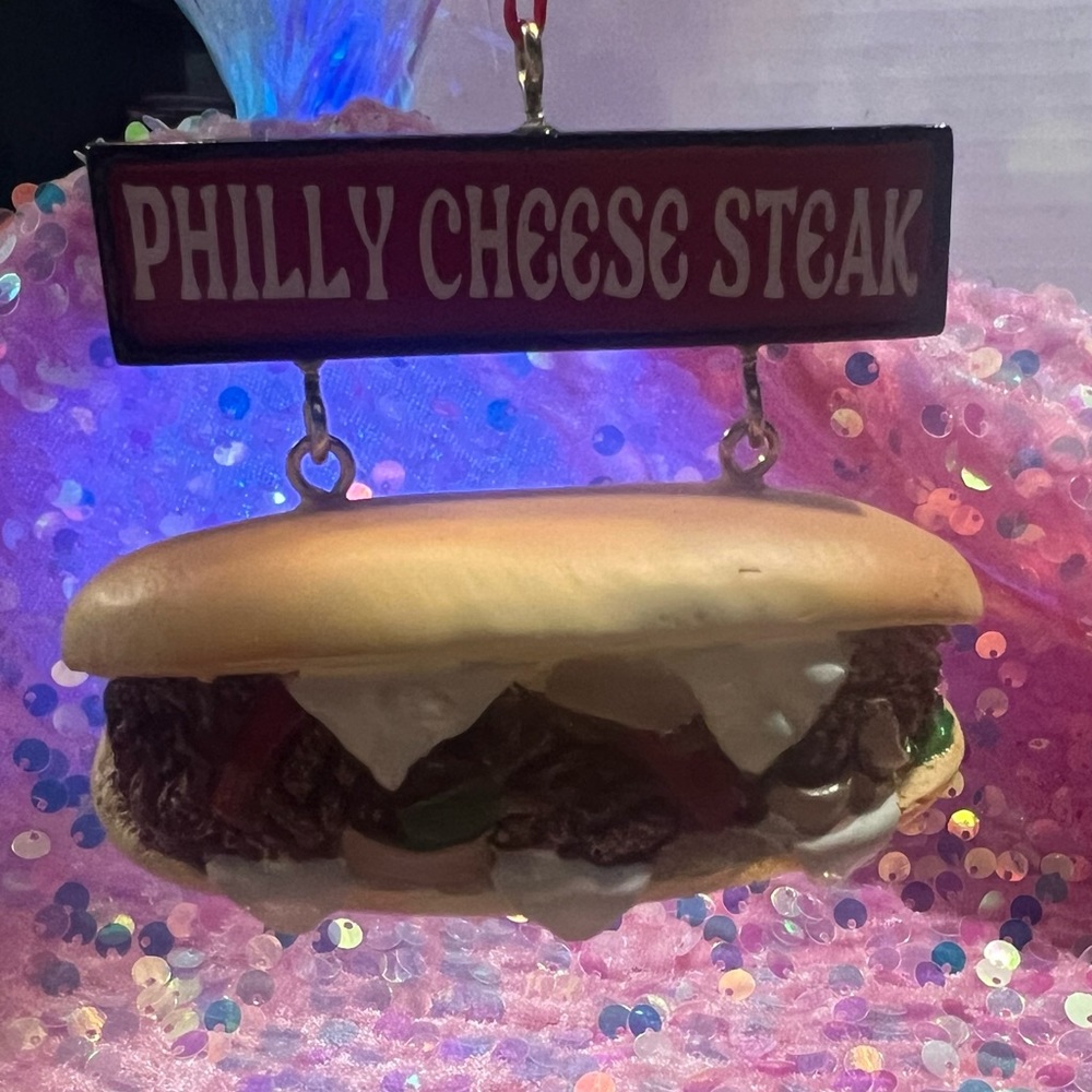 Philly Cheese Steak ornament